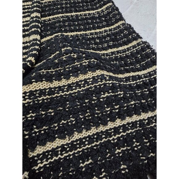 Chicos Womens Multicolor Striped‎ Duster Sweater Vest Farren Fringe Size 2 - Picture 7 of 13